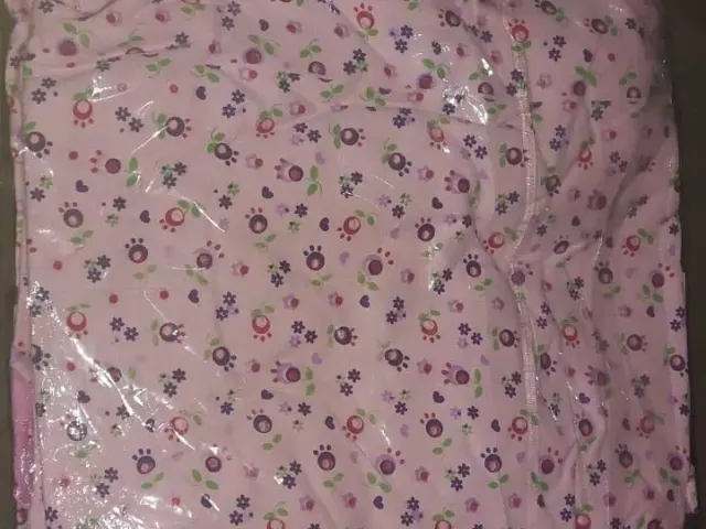Lençol Solteiro Malha Rosa com elástico